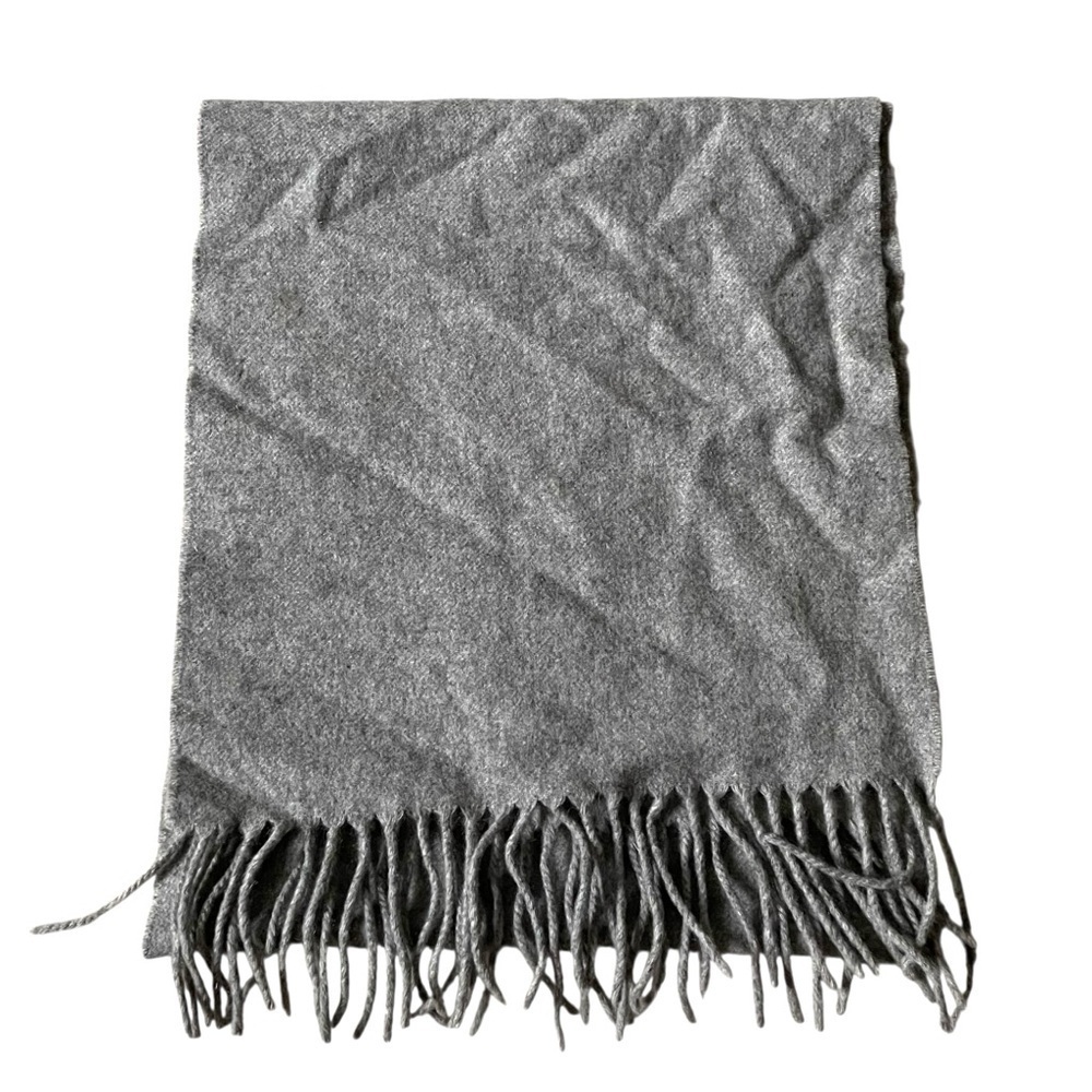 Saks Fifth Avenue Grey Cashmere Scarf